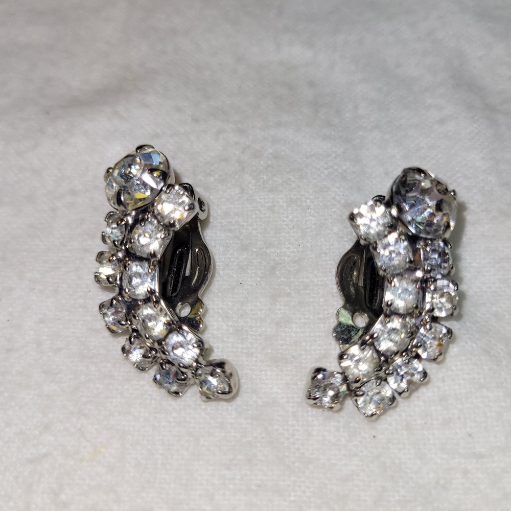 Judy Lee Rhinestone Earrings